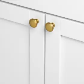Gliderite 849376062829 1-1/8 Inch Gold Round Ring Cabinet Knobs 25-pack #3