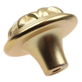 Gliderite 849376063017 1-1/4-inch Gold Round Braided Cabinet Knobs Brass #2