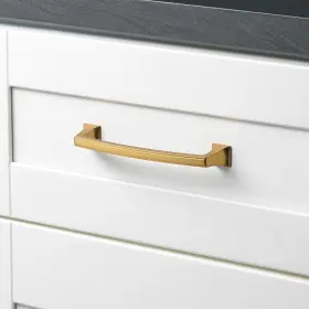 Gliderite 849376063260 5 Inch Center Gold Deco Base Cabinet Pulls Brass #3 Gliderite 849376063260 5 Inch Center Gold Deco Base Cabinet Pulls Brass #3