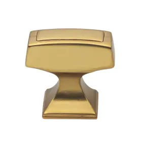 Gliderite 849376063307 5-pk 1-1/8 X 1/2 Inch Gold Transitional Cabinet Brass
