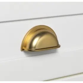 Gliderite 849376063352 5-pack 3 Inch Center Gold Bin Cabinet Pulls - Brass #3