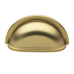 Gliderite 849376063352 5-pack 3 Inch Center Gold Bin Cabinet Pulls - Brass