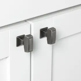 Gliderite 849376063666 5-pk 1-1/8 X 1/2 Inch Satin Pewter Transitional #3