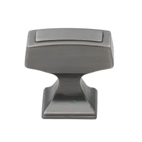 Gliderite 849376063666 5-pk 1-1/8 X 1/2 Inch Satin Pewter Transitional