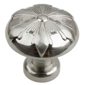 Gliderite 849376063734 5-pack 1-1/8 Inch Satin Nickel Snowflake Cabinet