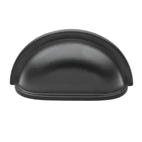 Gliderite 849376063895 5-pack 3 Inch Center Matte Black Bin Cabinet Pulls