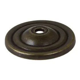 Gliderite 849376064687 5-pack 1-1/2 Inch Antique Round Cabinet Backplates #3