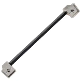 Gliderite 849376066094 7.56 Inch Cc Modern Flat Embossed Matte Black Cabinet Pulls 10-pack #3