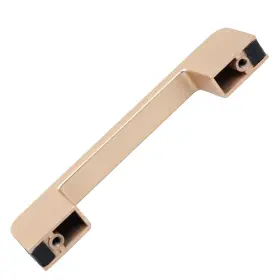 Gliderite 849376066391 3-3/4 Inch Center Embossed Leather Strip Pulls Pack Of 10 Satin Gold #3
