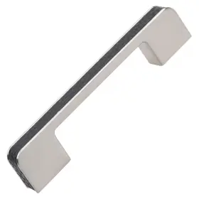 Gliderite 849376066445 3-3/4 Inch Center Embossed Leather Strip Pulls Pack Of 25 Satin Nickel #2