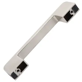 Gliderite 849376066445 3-3/4 Inch Center Embossed Leather Strip Pulls Pack Of 25 Satin Nickel #3