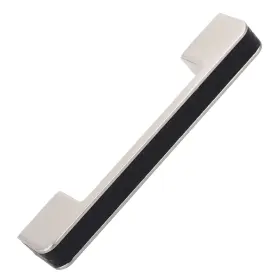 Gliderite 849376066445 3-3/4 Inch Center Embossed Leather Strip Pulls Pack Of 25 Satin Nickel
