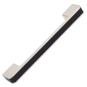 Gliderite 849376066544 5 Inch Center Embossed Leather Strip Pulls Pack Of Satin Nickel