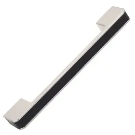 Gliderite 849376066551 5 Inch Center Embossed Leather Strip Pulls Pack Of 10 Satin Nickel