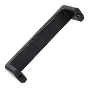 Gliderite 849376066605 1-1/4 Inch Square Embossed Leather Knobs Pack Of 25 Matte Black #3