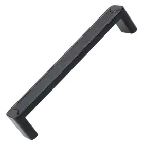 Gliderite 849376066902 5 Inch Center Embossed Leather Strip Pulls Pack Of Matte Black #2
