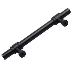 Gliderite 849376067329 3.75 In Center Matte Black Barrel Ring Bar Pull 10 Pack #3