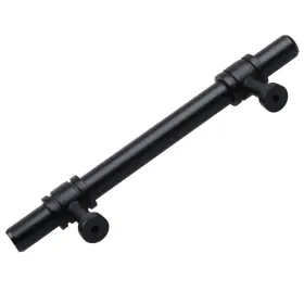 Gliderite 849376067336 3.75 In Center Matte Black Barrel Ring Bar Pull 25 Pack #3