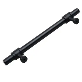 Gliderite 849376067374 5 In Center Matte Black Barrel Ring Bar Pull Pack #3