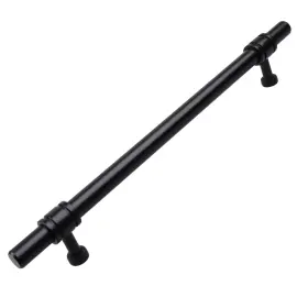 Gliderite 849376067503 7.62 In Center Matte Black Barrel Ring Bar Pull 10 Pack