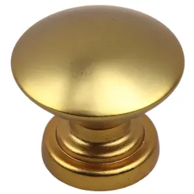 Gliderite 849376067565 1 In Round Brass Gold Convex Cabinet Drawer Knob Pack Of #2
