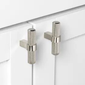 Gliderite 849376068630 2.25 In Stin Nickel European Knurled Solid Steel Cabinet Satin #3