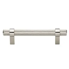 Gliderite 849376068739 3.75 In Screw Center Solid Steel Knurled Euro Bar Pull Pack Of 5 - Satin