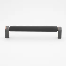 Gliderite 849376076086 6-5/16 Inch Center Knurled Bar Pull Cabinet Hardware Handle 5 Pack