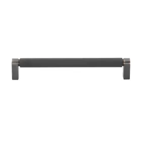 Gliderite 849376076215 7.56 Inch Center Knurled Bar Pull Cabinet Hardware Handle 10 Oil Rubbed Bronze