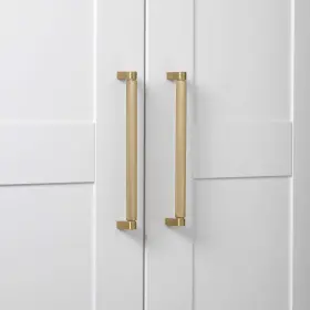 Gliderite 849376076376 8.75 Inch Center Knurled Bar Pull Cabinet Hardware Handle 10 Satin Gold #3