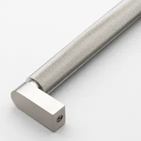 Gliderite 849376076406 8.75 Inch Center Knurled Bar Pull Cabinet Hardware Handle 5 Satin Nickel #2