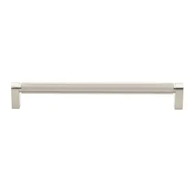 Gliderite 849376076413 8.75 Inch Center Knurled Bar Pull Cabinet Hardware Handle 10 Satin Nickel
