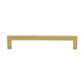 Gliderite 849376077700 6-5/16 Inch Center To Solid Square Bar Pull Champagne Gold