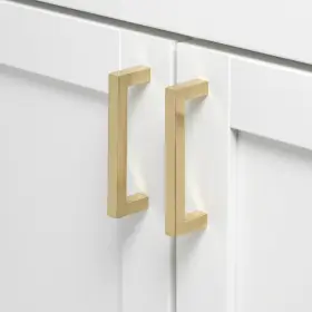 Gliderite 849376077946 3.75 Inch Center To Solid Square Bar Pull #3