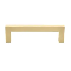 Gliderite 849376077946 3.75 Inch Center To Solid Square Bar Pull