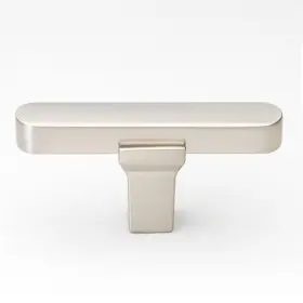 4842-t-sn Gliderite 849376079544 2.25 Inch Solid Flat Drawer Cabinet T Knob