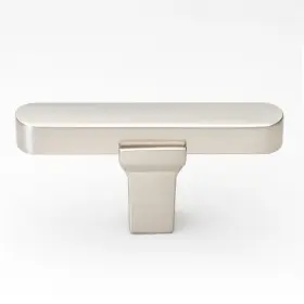 Gliderite 849376079551 2.25 Inch Solid Flat Drawer Cabinet T Knob