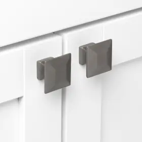 Gliderite 849376080786 1-3/8 Inch Modern Square Cabinet Knob - 5101-gph #3