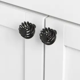 Gliderite Hardware 849376077144 1.5 Inch Classic Twisted Birdcage Cabinet Knob Pack Of 10 Black #3