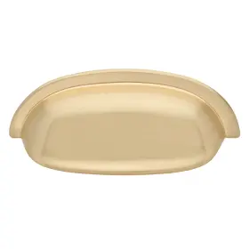Gliderite Hardware 849376078370 2-1/2 Inch Center To Classic Champagne Gold Bin Pull