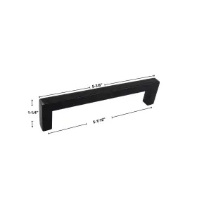 Gliderite Hardware 849376086214 Select Series By 5-1/16 Inch 128mm Center To Smooth Bar Pull #3