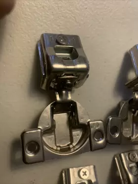 Grass 614405018715 Tec 864 Hinge Wrap Mount 108 Degree 1-1/4 Silver Finish Lot Of 8 45 Mm #2