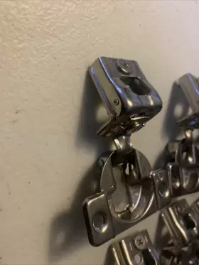 Grass 614405018715 Tec 864 Hinge Wrap Mount 108 Degree 1-1/4 Silver Finish Lot Of 8 45 Mm #3