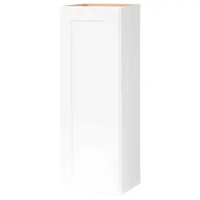 Hampton Bay 094803114019 Shaker 15 Inch W X 12 D 42 H Assembled Wall Kitchen Cabinet In Satin