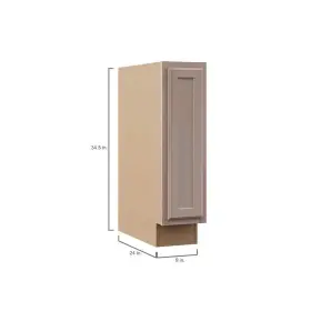 Hampton Bay 094803144283 Assembled Base Kitchen Cabinet With Recessed Panel Adjustable 9 X 24 34.5 Inch #3