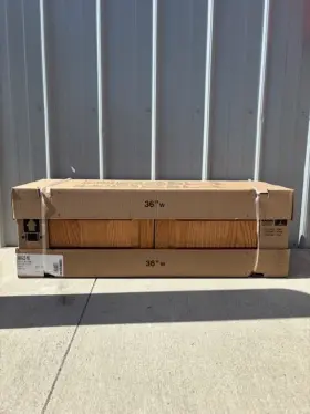 Hampton Bay 094803174488 36 Inch W X 12 D H Assembled Wall Bridge Kitchen Cabinet