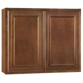 Hampton Bay 094803174570 36 Inch W X 12 D 30 H Assembled Wall Kitchen Cabinet In Cognac