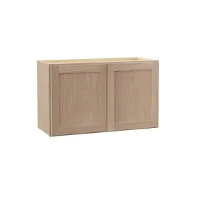 Hampton Bay 094803180083 Sinclair 30 Inch W X 12 D 18 H Assembled Wall Bridge Cabinet In Shaker