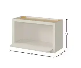 Wmc3018-cw Hampton Bay 1010840682 Avondale 30 Inch X 12 18 Microwave Wall Kitchen Cabinet #2