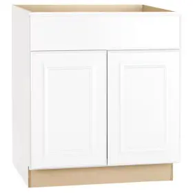 Hampton Bay 313025998901 30 Inch W X 24 D 34.5 H Assembled Base Kitchen Cabinet In Satin